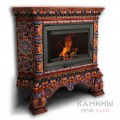 Изразцовый камин Кострома КимрПечь угловой Роспись Изразцовый камин Кострома КимрПечь угловой Роспись
