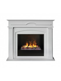 Электрокамин RealFlame Mirra 26 WT 3D Cassette 630 + Black вставка