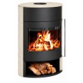 Дровяная печь-камин Ember J1 Limestone