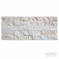 Плитка из "Мрамора" (белый) рваный камень