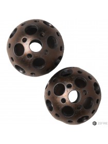 Шары медные с отверстиями двух размеров 2 шт (ZeFire)