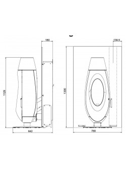 Печь-камин Invicta Ove Plug-IN AUTO