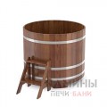 Купель для бани круглая из лиственницы