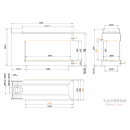 Газовый камин BRUNNER Panorama 43/105/38/105 Газовый камин BRUNNER Panorama 43/105/38/105
