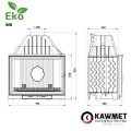 Каминная топка KAWMET W8 - 17.5 kW EKO Каминная топка KAWMET W8 - 17.5 kW EKO