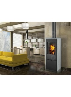 Печь-камин Romotop стальная Alpera F 02 камень