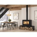 Печь камин La Nordica DANTE с широкой полкой для дров