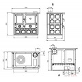 Печь камин La Nordica Rosa 4.0 - Maiolica Печь камин La Nordica Rosa 4.0 - Maiolica