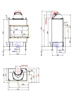 Топка-камин Brunner ECK BKH 42-66-42 DTR