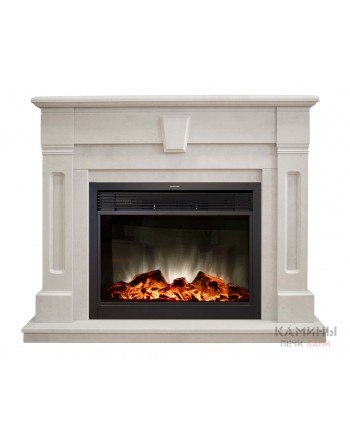 Электрокамин RealFlame Kellie 25,5/26 WT с MoonBlaze S LUX BL