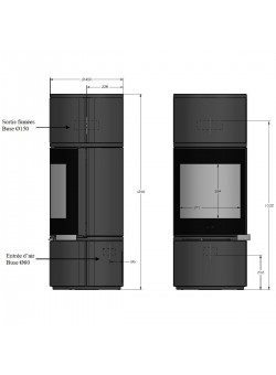 Печь-камин Invicta Alcor