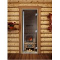 Дверь Doorwood Престиж Фотопечать для бани сатин 8 мм