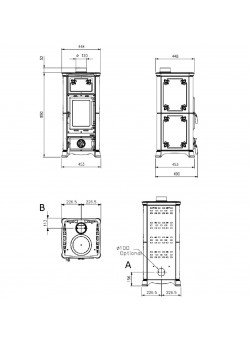 Печь-камин La Nordica Emiliana