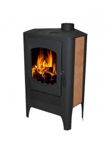 Печь-камин «Бавария» угловая с плитой Эко