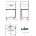 Каминная топка АСТОВ П3С 7057 Каминная топка АСТОВ П3С 7057