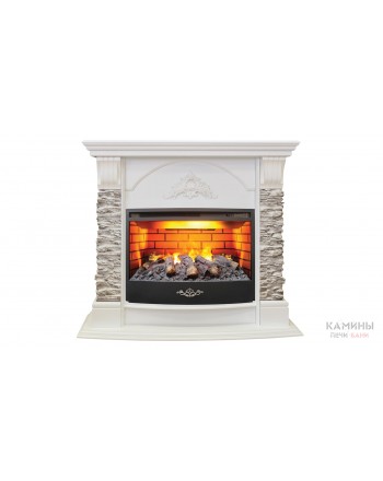 Электрокамин Athena GR 25,5 WT c очагом FireStar 25,5 3D