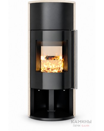 Дровяная печь-камин Ember D15 FG Limestone