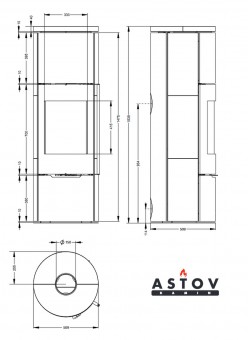 Камин Астов R1.0 XL K