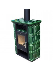 Печь BORGHOLM Keramik TOP, оливково-зеленая (Thorma)