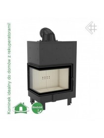 Каминная топка Kratki MBZ/L/BS (угловое стекло слева)