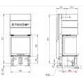 Каминная топка Hoxter UKA 35/45/35/50Sh