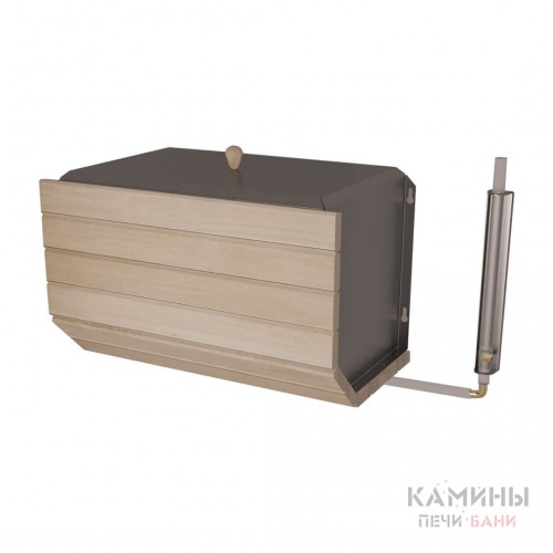 Бак накопительный, навесной, малый (16 л.) в деревянном обрамлении Бак накопительный, навесной, малый (16 л.) в деревянном обрамлении