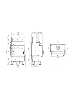 Каминная топка Defro Home Navi SM
