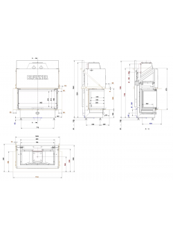 Газовый камин Panorama BKH 45-35-90-35