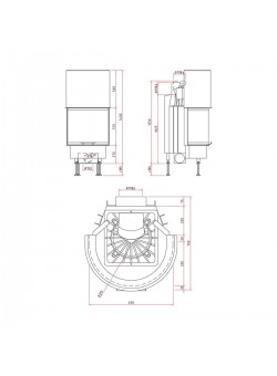 Каминная топка Schmid Ronda 6057h