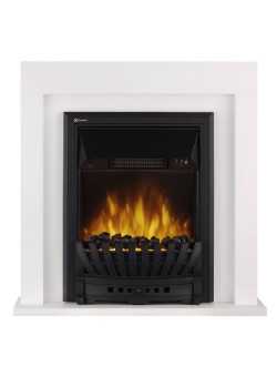 Каминокомплект: Очаг Electrolux EFP/P-1020LS,портал Simple Classic белый