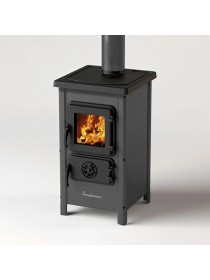 Печь-камин MBS HAPPY серый