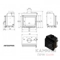 Каминная топка Kratki Antek/PW/8/W Каминная топка Kratki Antek/PW/8/W