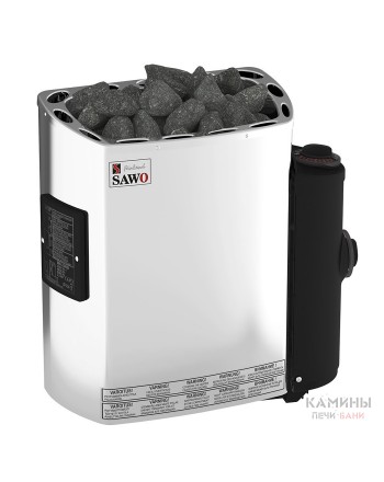 Печь для бани SAWO MINI MN-23NB-Z (2,3 кВт, встроенный пульт, внутри оцинковка, снаружи нержавейка)