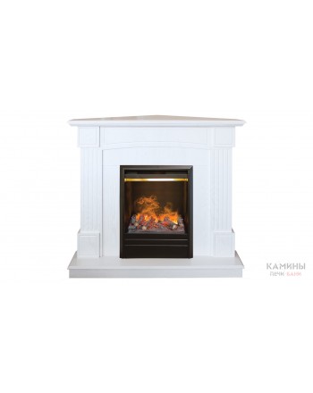 Электрокамин ANDREA Corner WT c очагом 3D Olympic