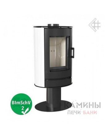 Печь-камин Kratki KOZA/AB/S/N/KAFEL/BIALY (кафель белый)