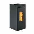 Печь-камин Invicta Teramo 17 Pellet Stove Черная (с водяным контуром) на пеллетах Печь-камин Invicta Teramo 17 Pellet Stove Черная (с водяным контуром) на пеллетах