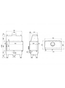 Каминная топка IMPULS ME BP