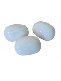 Декоративные керамические камни белые 14 шт (ZeFire)