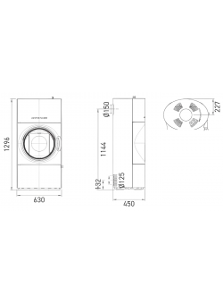 Печь-камин Austroflamm CLOU Xtra
