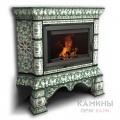Изразцовый камин Кострома КимрПечь угловой Роспись Изразцовый камин Кострома КимрПечь угловой Роспись