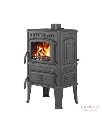 Печь-камин Везувий LV-12 S "Антрацит"