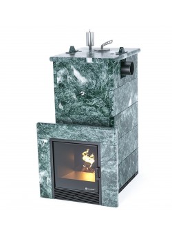 Печь ИзиСтим «СОЧИ» В ПОЛНОЦЕННОМ КОЖУХЕ С БОКОВЫМ ПОДКЛЮЧЕНИЕМ