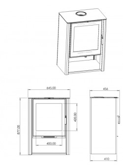 Печь-камин Мета-Бел Севан 7