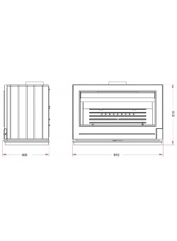 Печь-камин Invicta Preston