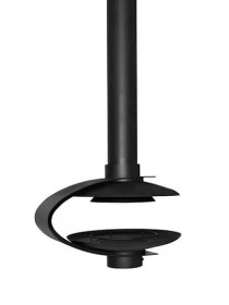 Подвесной камин LOFT - 08 с вращающимся очагом