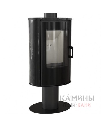 Печь-камин Kratki KOZA/AB/S/N/O/DR/GLASS/KAFEL/Czarny