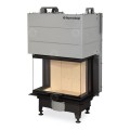 Каминная топка Romotop HEAT С 2g L 65.52.31.21 конвекционная трехсторонняя с подъемными дверцами и раздельными стеклами