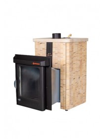 Печь Ферингер Квадра "Окаменевшее дерево" наборный