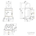 Топка-камин Brunner Kompakt-Kamin Classic 51/55 Flat