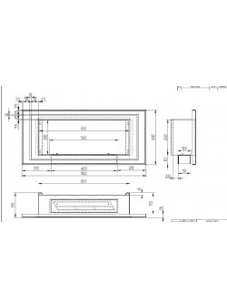 Биокамин Sirius 900 латунный (Zefire)